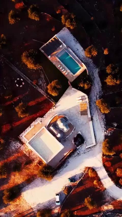 오스투니 Trulli Cicerali , Trulli Design Con Piscina Panoramica 빌라 외부 사진